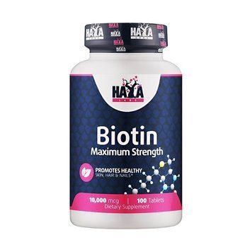 Haya Labs Biotin Maximum Strength 10000 мкг, 100 таблеток SX3147175448 фото