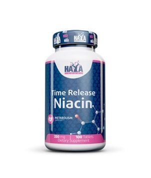 Haya Labs Niacin (Time Release) 250 мг, 100 таблеток SX3147175461 фото