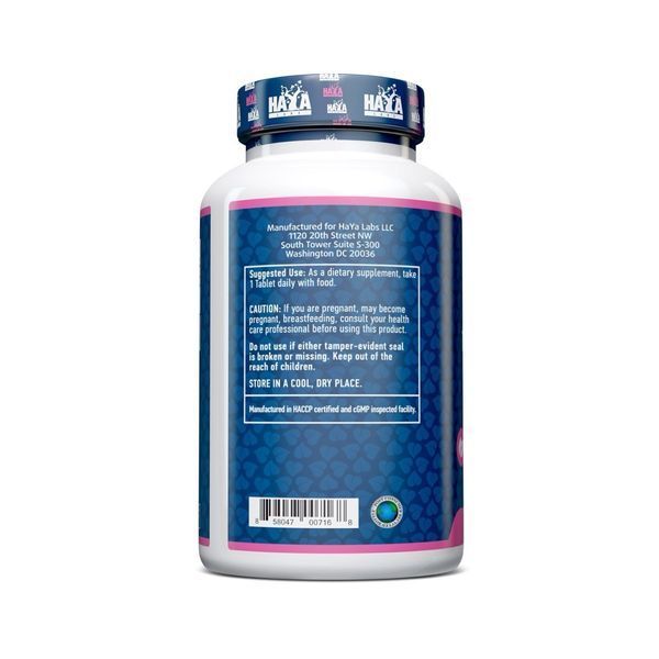 Haya Labs Niacin (Time Release) 250 мг, 100 таблеток SX3147175461 фото