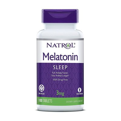Natrol USA Melatonin 3 mg 100 таблеток Time Release 408888896 фото