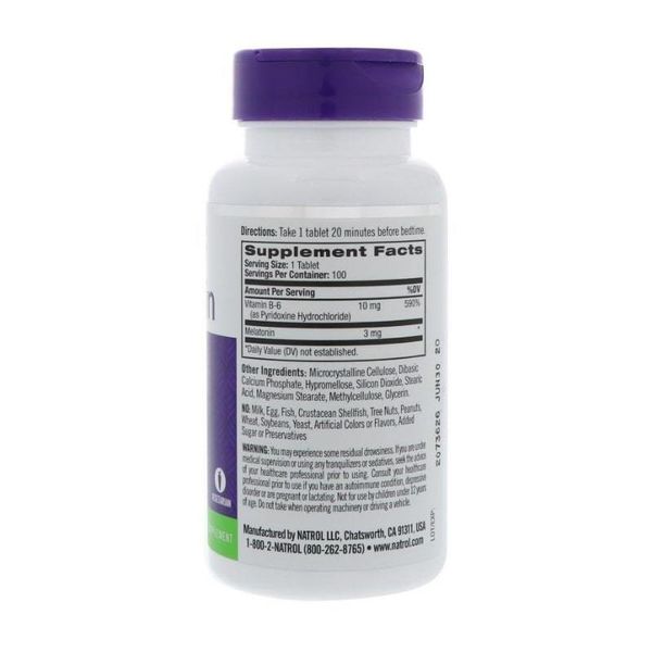 Natrol USA Melatonin 3 mg 100 таблеток Time Release 408888896 фото