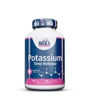 Haya Labs Sustained Release Potassium 99 мг, 100 капсул SX3147175463 фото