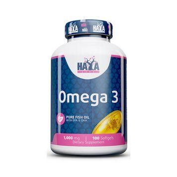 Haya Labs Omega 3 1000 мг, 100 мягких капсул SX3147206733 фото