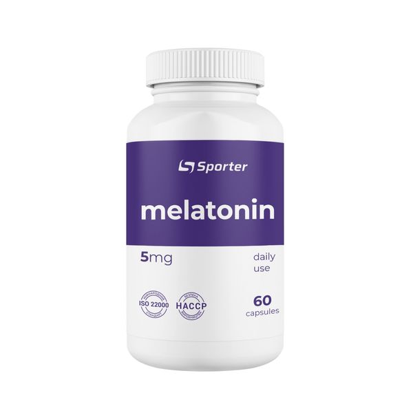 Sporter Melatonin 5 mg 60 капсул 586656651 фото