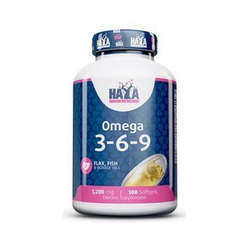 Haya Labs Omega 3-6-9 1200 мг, 100 мягких капсул SX3147206736 фото