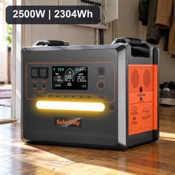 Зарядна станція SolarPlay Q2402M, 2400 Вт, 2304 Вт&middot;год ZS-003 фото