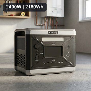 Зарядна станція SolarPlay Q2501, 2160 Вт&middot;год, 2400 Вт, LiFePO4 ZS-004 фото