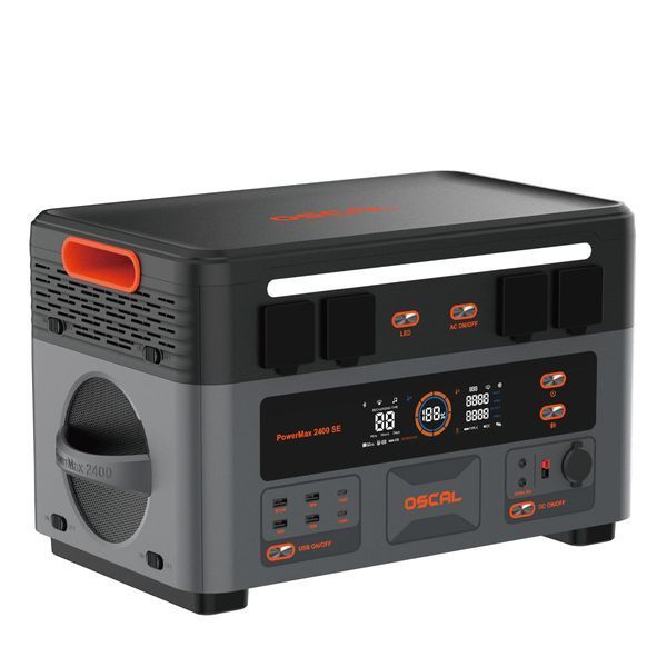Зарядная станция Oscal PowerMax 2400 SE, 2400 Вт, 2016 Вт&middot;ч ZS-011 фото