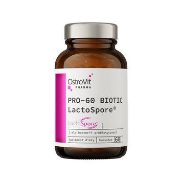 OstroVit Pharma PRO-60 BIOTIC LactoSpore, 60 капсул SX3147207106 фото