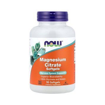 NOW Foods Magnesium Citrate, 90 м'яких капсул SX3047335077 фото