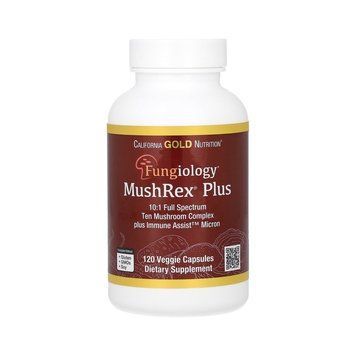 California Gold Nutrition MushRex Plus, 120 капсул, суміш грибів SX2443124841 фото