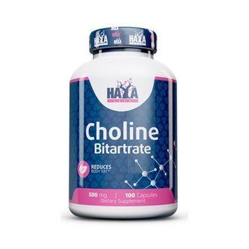 Haya Labs Choline Bitartrate 500 мг, 100 капсул SX3147175455 фото