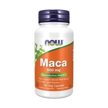 NOW Foods Maca 500 мг, 100 веганських капсул SX3147206821 фото